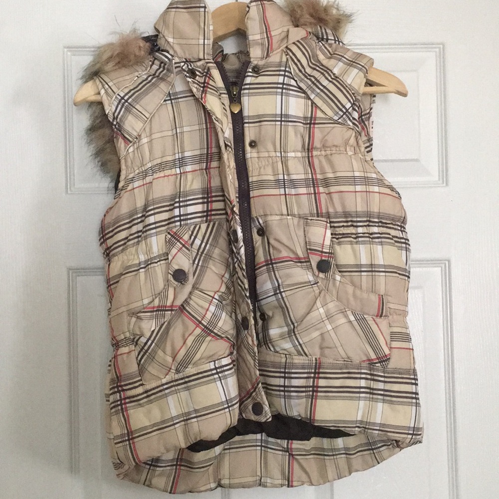 Plaid vest